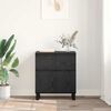 vidaXL Sideboard mit Schubladen Schwarz Eichen-Optik 60 x 35 x 70 cm