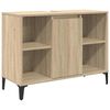 vidaXL Waschbeckenunterschrank mit Regal Sonoma-Eiche 80 x 33 x 60 cm
