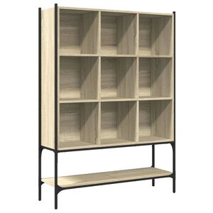 vidaXL B&uuml;cherregal Sonoma-Eiche 102x30x141,5 cm Holzwerkstoff
