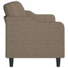 vidaXL 3-Sitzer-Sofa Taupe 180 cm Stoff