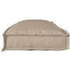 vidaXL Kissen Taupe 110 x 40 x 8 cm Oxford-Stoff