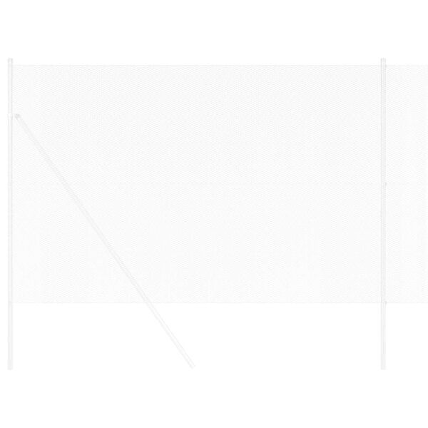 vidaXL Hexagonzaun Silber 1,5 x 100 m Verzinkter Stahl