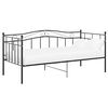 vidaXL Schlafsofa Bettgestell Schwarz Metall 90x200 cm