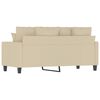 vidaXL 2-Sitzer-Sofa Creme 140 cm Stoff