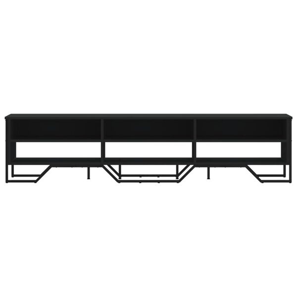 vidaXL TV-Schrank Schwarz 180x34x41 cm Holzwerkstoff