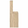 vidaXL Schreibtisch mit Regal Sonoma-Eiche 100x45x140 cm Holzwerkstoff