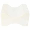 vidaXL Knee Pillow Wei&szlig; Memory-Schaum und Polyester 26 x 21,5 x 15 cm