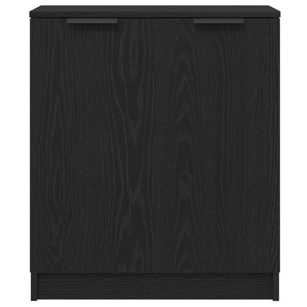 vidaXL Sideboard 3 pcs Schwarz Eichen-Optik 180 x 30 x 70 cm
