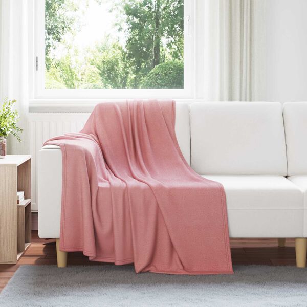 vidaXL Wohndecken 6 pcs Rosa 170 x 130 cm Fleece