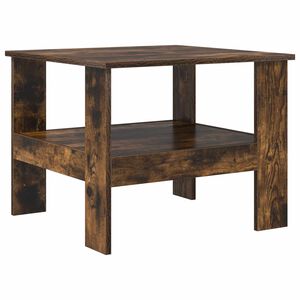 vidaXL Couchtisch Ger&auml;ucherte Eiche 57 x 55 x 45 cm Holzwerkstoff