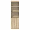 vidaXL Highboard Sonoma-Eiche 50x35x180 cm Holzwerkstoff