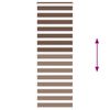 vidaXL Doppelrollo Braun 85x200 cm Stoffbreite 80,9 cm Polyester