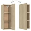 vidaXL 3-tlg. TV-Schrank-Set Sonoma-Eiche Holzwerkstoff