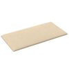vidaXL Wandkopfteilen 12 pcs Creme 30 x 15 cm Stoff