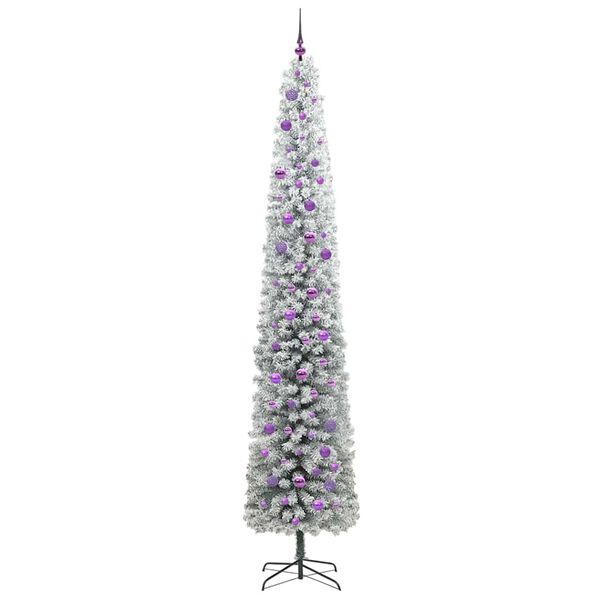 vidaXL K&uuml;nstlicher Weihnachtsbaum mit 300 LEDs mit St&auml;nder Gr&uuml;n 270 cm