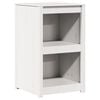 vidaXL K&uuml;chenschrank MEPPEL Wei&szlig; 55 x 55 x 92 cm Massives Kiefernholz