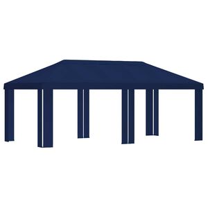 vidaXL Pavillon Abdeckung 6 x 3 m Blau Polyester 190 gsm