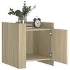 vidaXL Nachttisch Sonoma-Eiche 45x50x50 cm Holzwerkstoff