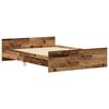 vidaXL Bettgestell ohne Matratze Altholz-Optik 150x200cm Holzwerkstoff