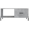 vidaXL Couchtisch Betongrau 90x50x40 cm Holzwerkstoff