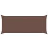 vidaXL Sonnensegel Braun 6 x 2,5 m 100 % Polyester Oxford
