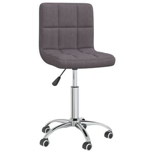 vidaXL B&uuml;rostuhl Drehbar Taupe Stoff
