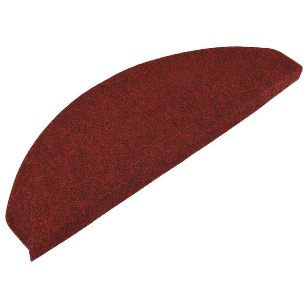 vidaXL Stufenmatten Selbstklebend 30 Stk. Rot 65x22,5x3,5 cm