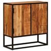 vidaXL Sideboard mit T&uuml;r Beta Natur 70 x 30 x 75 cm Massives Akazienholz