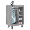 vidaXL Golf Schrank Mit Rad Uni Graues Sonoma 65 x 45 x 98 cm