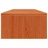vidaXL Monitorständer Wachsbraun 100x27x15 cm Massivholz Kiefer