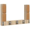 vidaXL TV-Schrankset 8 pcs Sonoma-Eiche Holzwerkstoff