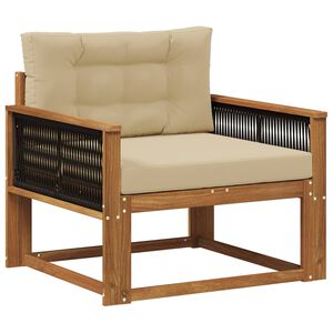 vidaXL Outdoor Mittelsofa Natur