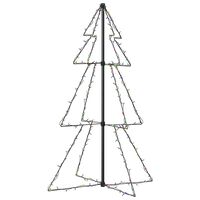 vidaXL Weihnachtsbaum in Kegelform 160 LEDs Indoor & Outdoor 78x120 cm