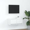 vidaXL TV-Schrank Wei&szlig; 60x31x25,5 cm Holzwerkstoff