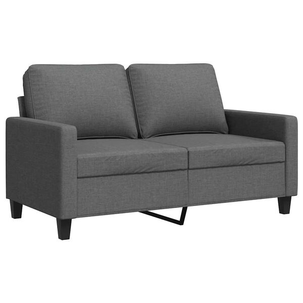 vidaXL 2-Sitzer-Sofa Dunkelgrau 120 cm Stoff
