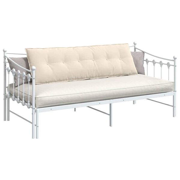 vidaXL R&uuml;ckenkissen Beige 160 x 50 cm Mikrofaserstoff