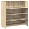vidaXL Empfangstheke Sonoma-Eiche 200x50x103,5 cm Holzwerkstoff