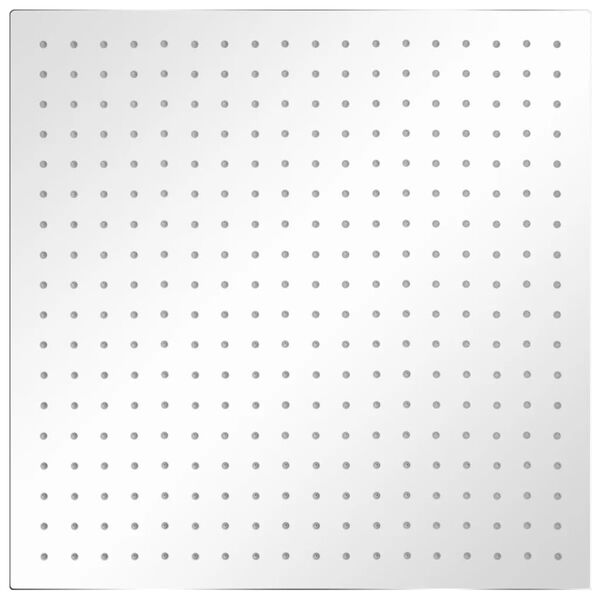 vidaXL Regenbrause Edelstahl 50x50 cm Quadratisch