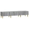 vidaXL TV-Schr&auml;nk 147 x 34,5 x 30 cm Grau Sonoma Holzwerkstoff