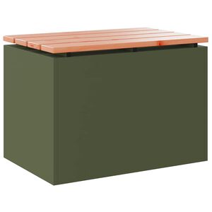 vidaXL Gartenbank Olive Gr&uuml;n 60 x 40 x 43 cm