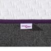 vidaXL Matratze Weiß und Grau 100 x 200 cm Memory Foam