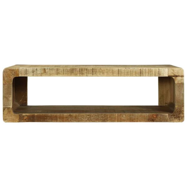 vidaXL TV-Schr&auml;nk mit Regal Braun 80 x 30 x 25 cm Massivholz Mango