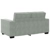 vidaXL 2-Sitzer-Sofa Hellgrau 160x78x84 cm Samt