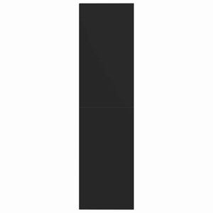 vidaXL B&uuml;cherregal/TV-Schrank Schwarz 36x30x143 cm Holzwerkstoff