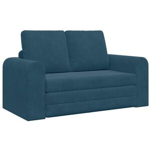 vidaXL Schlafsofa Blau 148 x 71 x 83 cm Samt