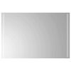 vidaXL LED-Badezimmerspiegel Transparent 90 x 60 cm Geh&auml;rtetes Glas