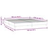vidaXL Boxspringbett ohne Matratze Dunkelgrau 180x210 cm Samt