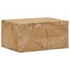 vidaXL Handgefertigter Nachttisch Teakbraun 40 x 30 x 20 cm