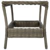 vidaXL 3-tlg. Garten-Lounge-Set mit Auflagen Poly Rattan Braun