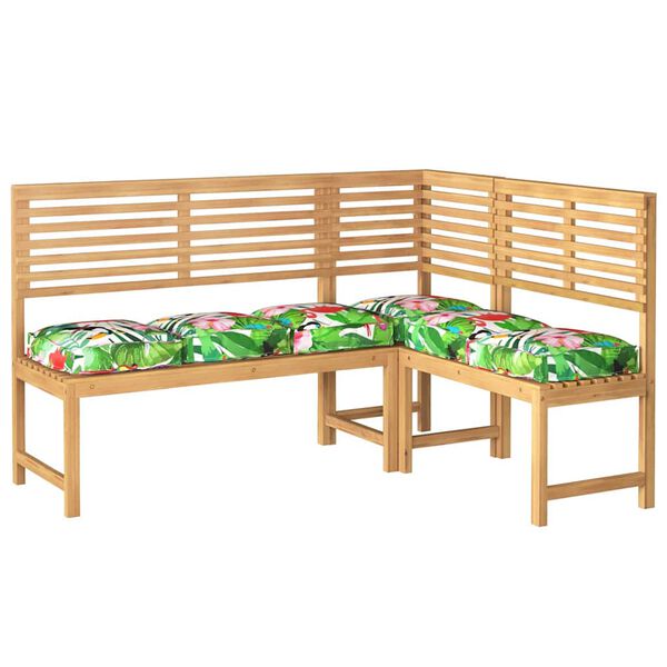 vidaXL Kissen Floral 6 pcs Mehrfarbig 40 x 40 x 8 cm Oxford-Stoff